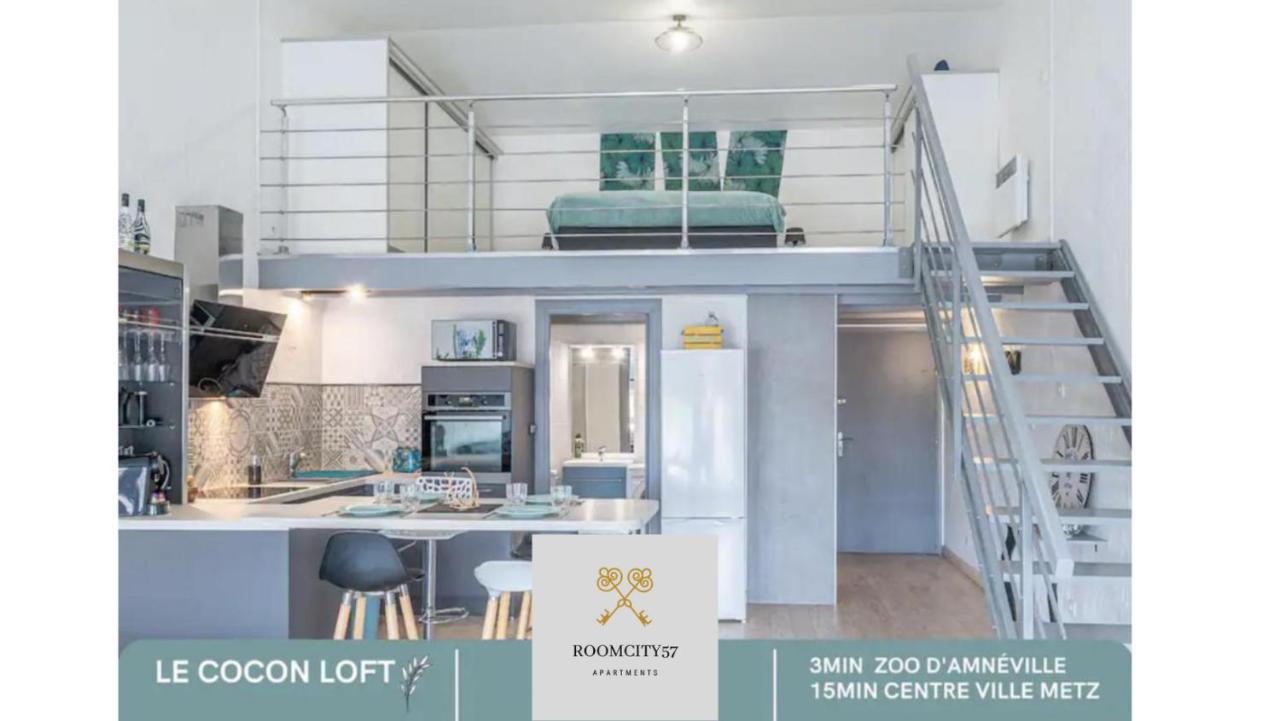 Le Cocon Loft Metz Luxembourg Un-Sejour-A-Part Appartement Amnéville Buitenkant foto